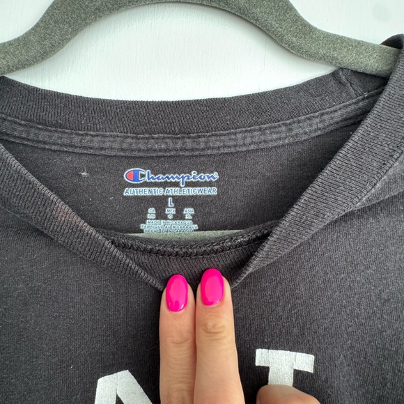 Vintage Champion Black Yale Bulldog Tee - Picture 3 of 3